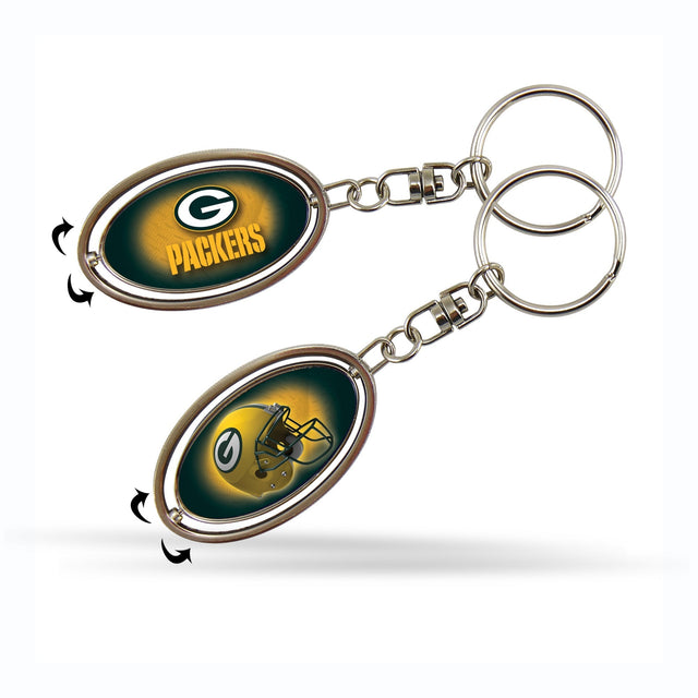 Green Bay Packers Spinner Keychain