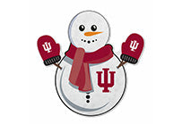 Banderín con forma de muñeco de nieve de los Indiana Hoosiers