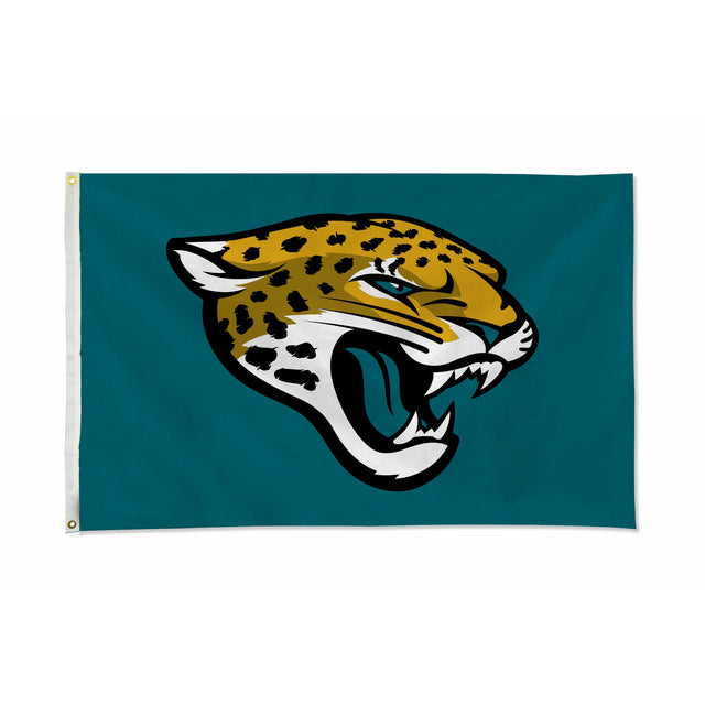 Jacksonville Jaguars Banner Flag - Teal Background