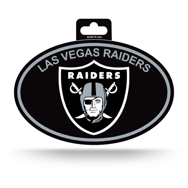 Las Vegas Raiders Full Color Oval Sticker