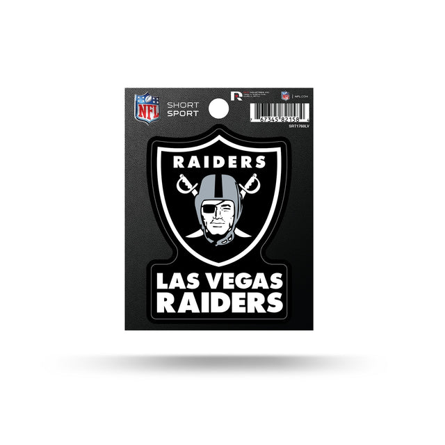 Calcomanía deportiva corta de los Raiders de Las Vegas