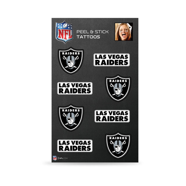 Las Vegas Raiders Vertical Tattoo (3"X5")