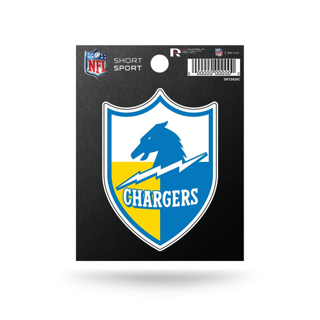 Calcomanía deportiva retro para pantalones cortos de Los Angeles Chargers