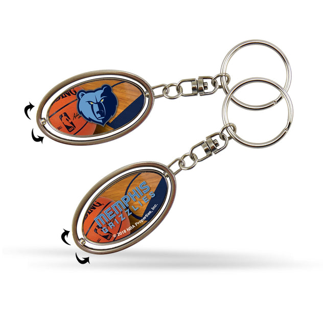 Memphis Grizzlies Spinner Keychain