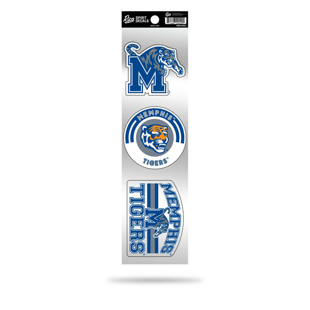 Memphis Tigers 3-Piece Retro Spirit Decals