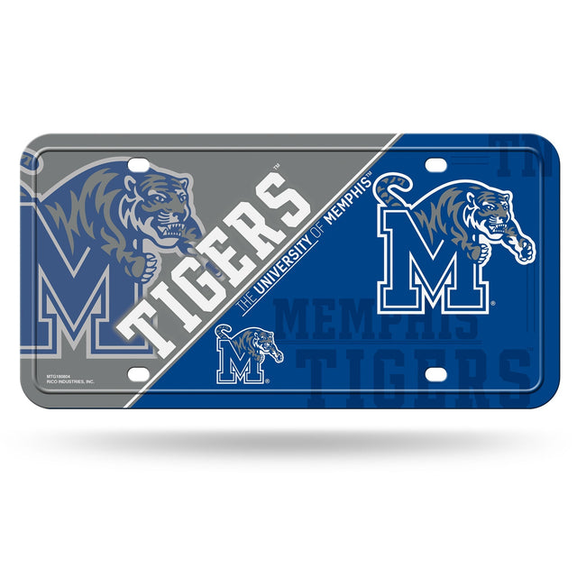 Memphis Tigers Metal Auto Tag