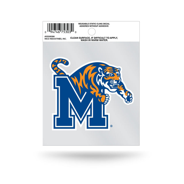 Adhesivo estático pequeño con el logotipo secundario de los Memphis Tigers