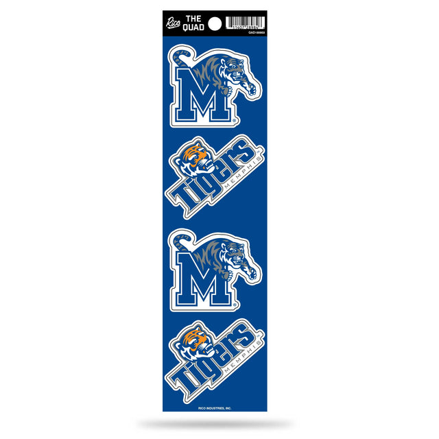 Memphis Tigers The Quad Decal Set