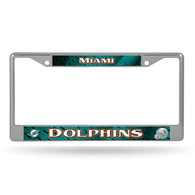 Miami Dolphins Chrome Frame