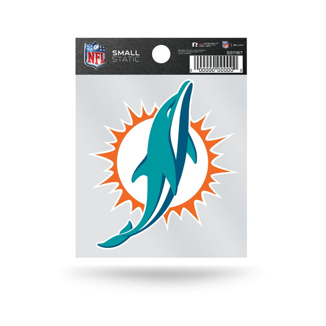 Adhesivo estático de los Miami Dolphins, tamaño pequeño