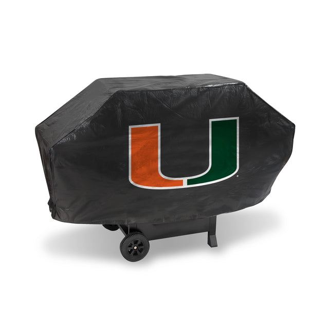 Funda para parrilla de los Miami Hurricanes (vinilo de lujo)