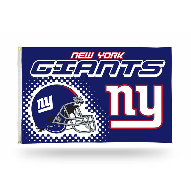 Bandera con forma de casco de los New York Giants (3 x 5)