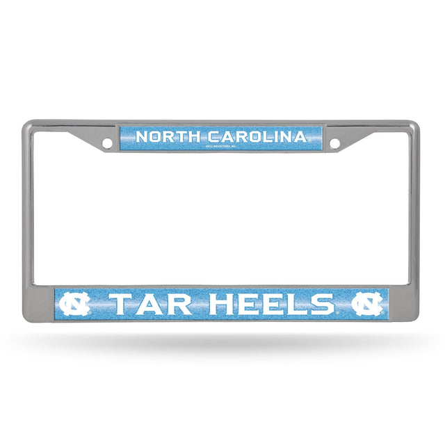 North Carolina Tar Heels Bling Chrome Frame