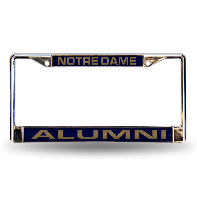 Notre Dame Alumni Laser Chrome Frame