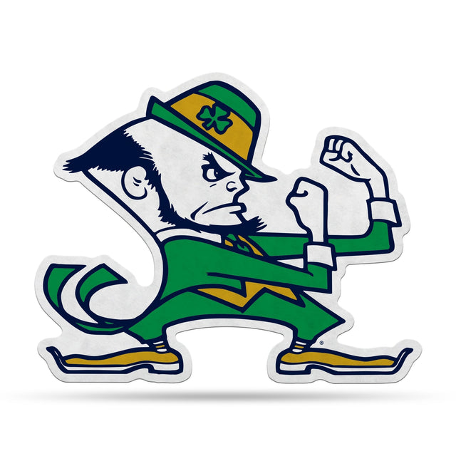 Banderín recortado con el logotipo de Notre Dame Fighting Irish