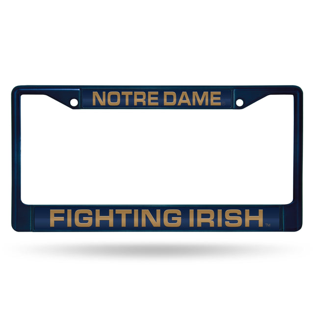 Notre Dame Laser Navy Chrome Frame