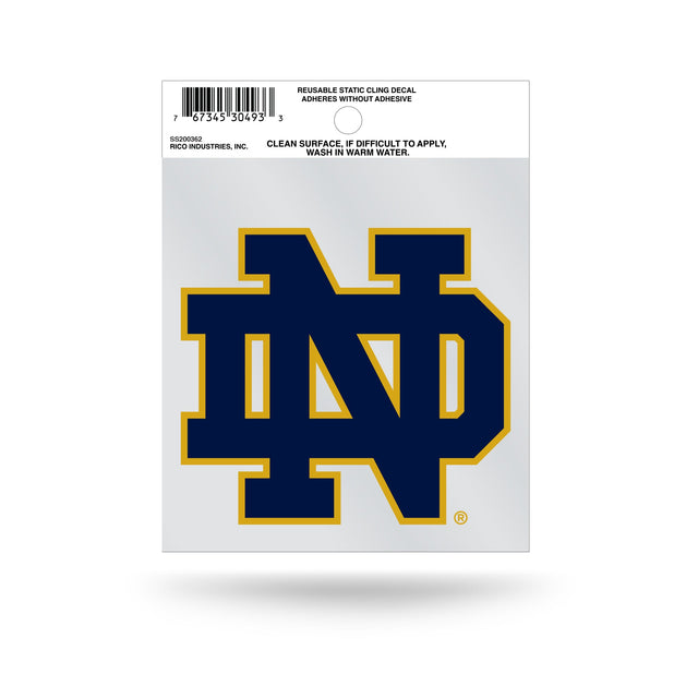 Notre Dame Static Cling Small