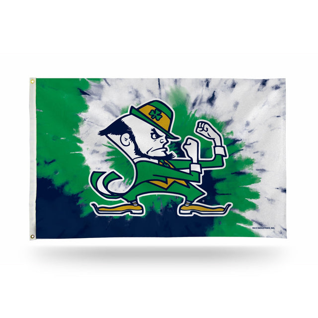 Bandera de Notre Dame con diseño de tie-dye (3 x 5)