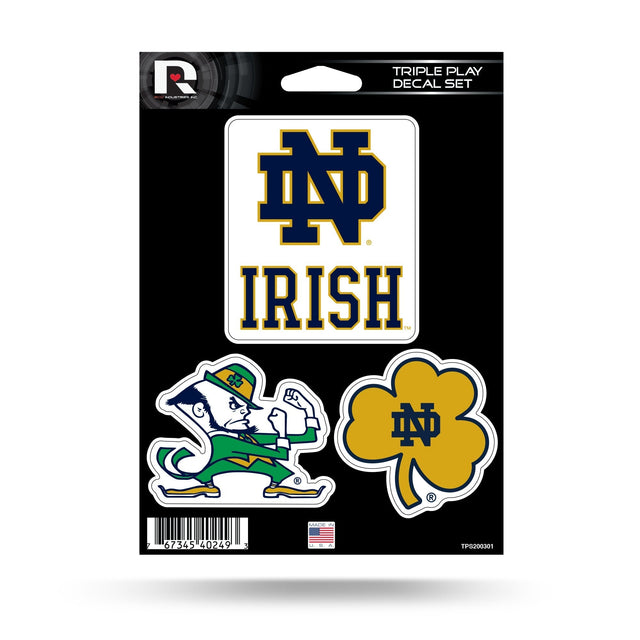 Notre Dame Triple Play Sticker