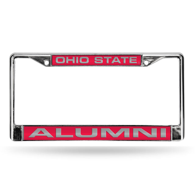 Ohio State Buckeyes Laser Chrome 12 x 6 License Plate Frame