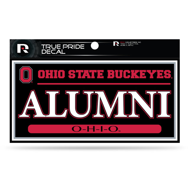 Ohio State University 3" X 6" True Pride Decal - Alumni