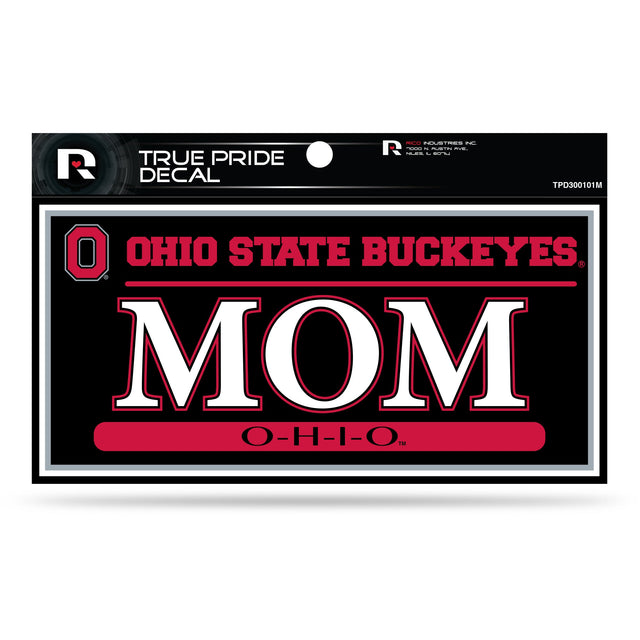 Ohio State University 3" X 6" True Pride Decal - Mom