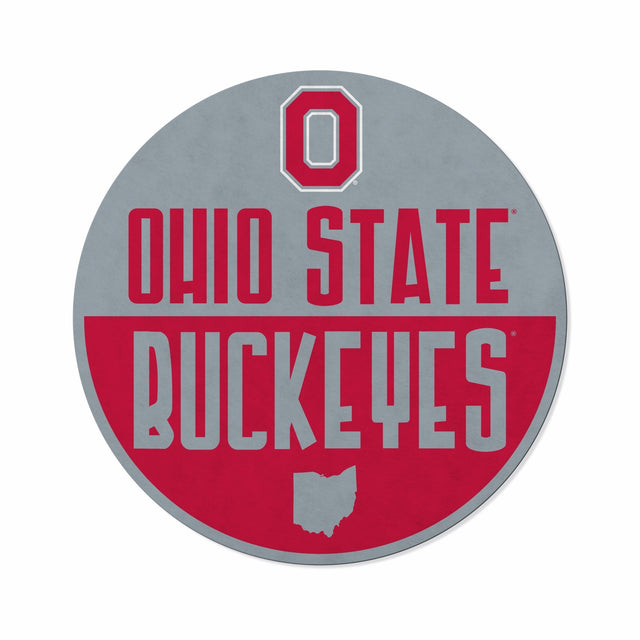 Ohio State University Shape Cut Logo With Header Card - Classic Design