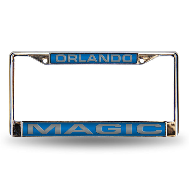 Marco para matrícula de 12 x 6 con cromo láser de Orlando Magic