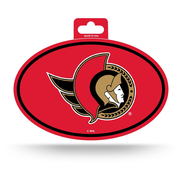 Ottawa Senators Full Color Oval Sticker