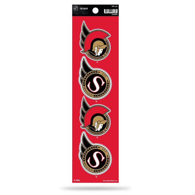 Ottawa Senators The Quad Decal Set