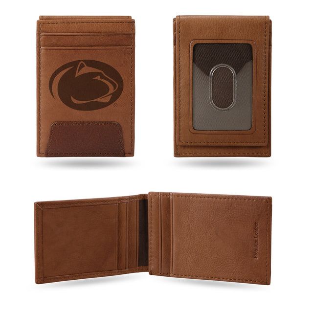 Penn State Nittany Lions Premium Leather Front Pocket Wallet