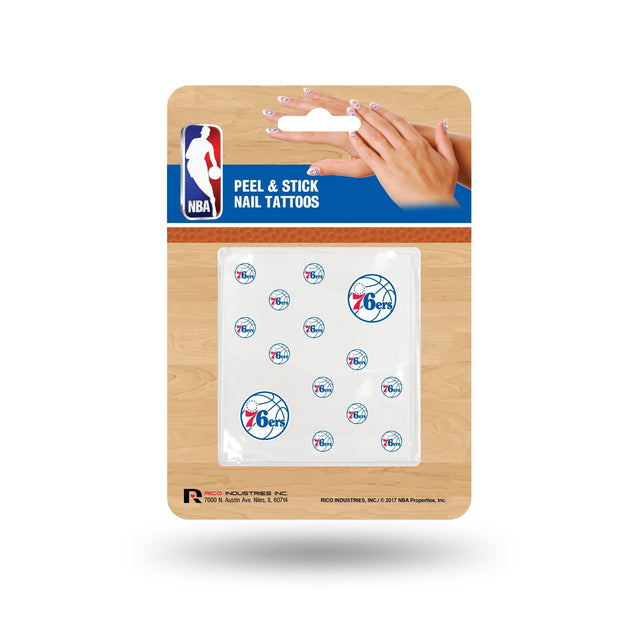 Philadelphia 76ers Nail Tattoos