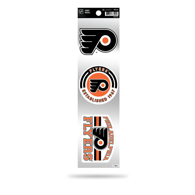 Calcomanías retro de los Philadelphia Flyers en 3 piezas