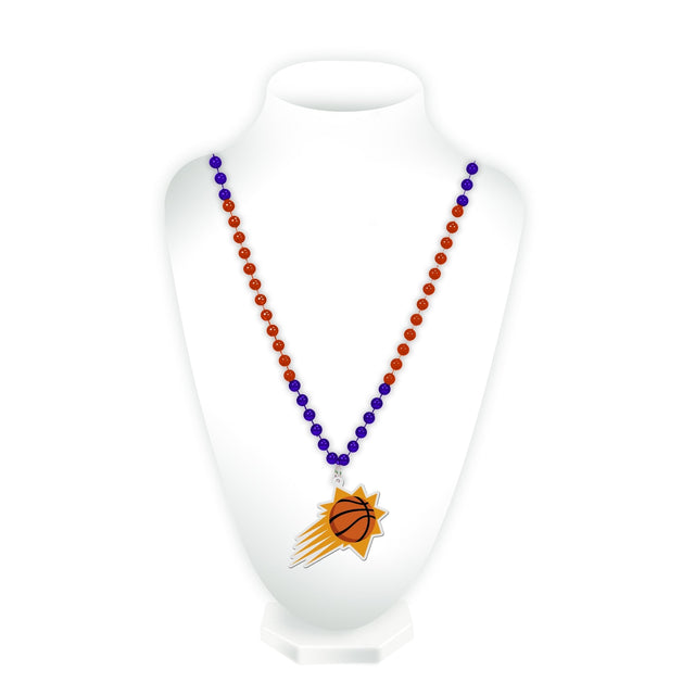 Phoenix Suns Sport Beads With Medallion