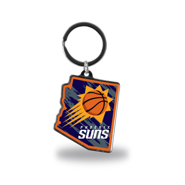 Phoenix Suns State Shaped Keychain - Arizona