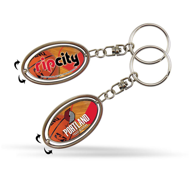 Portland Trail Blazers Spinner Keychain