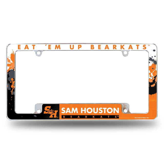 Sam Houston State Bearkats All Over Marco cromado de 12 x 6