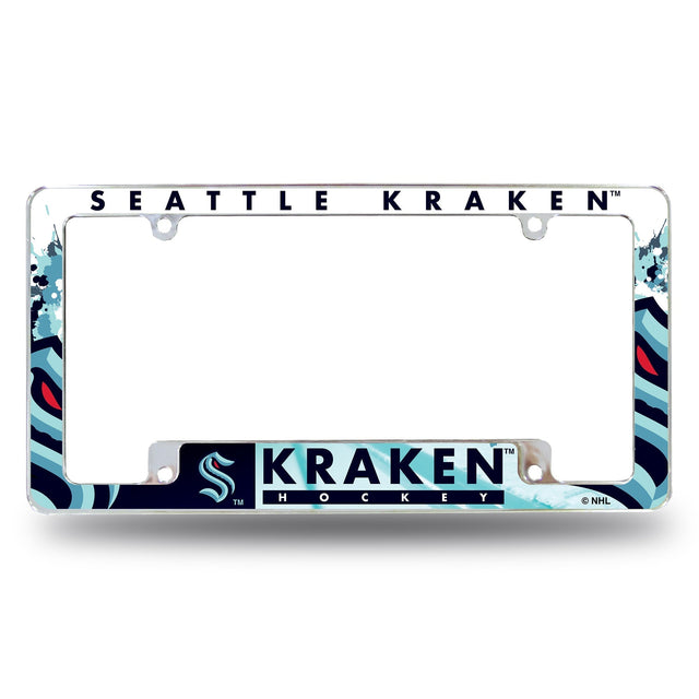 Seattle Kraken All Over Chrome Frame