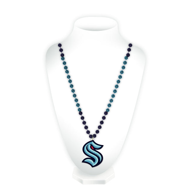 Seattle Kraken Sport Beads With Molded Medallion