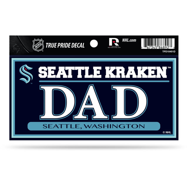 Calcomanía Seattle Kraken True Pride - Papá