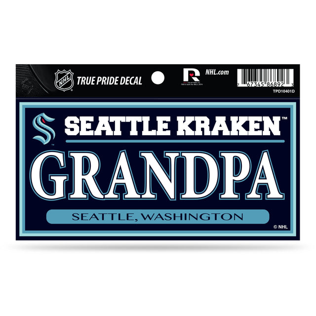 Seattle Kraken True Pride Decal - Grandpa