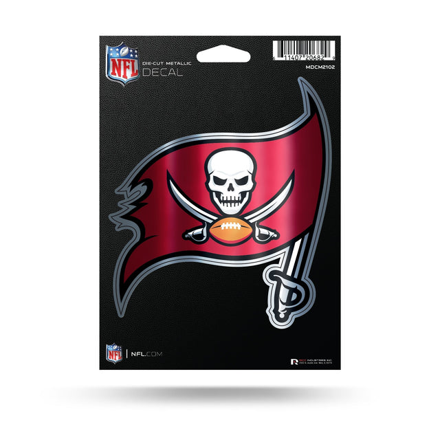 Tampa Bay Buccaneers Die Cut Metallic Sticker