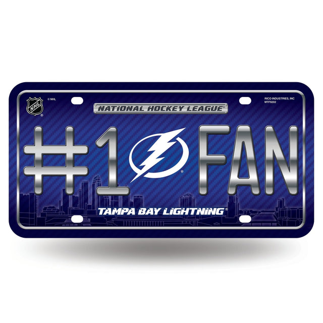 Tampa Bay Lightning #1 Fan Metal Tag