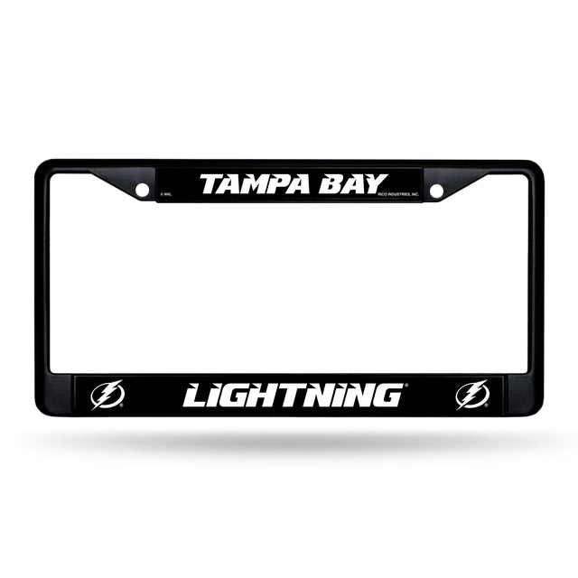 Cuadro cromado negro de Tampa Bay Lightning