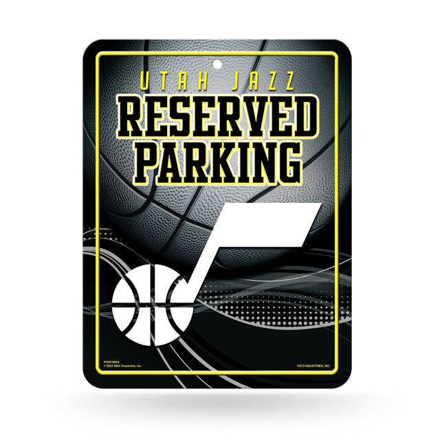 Utah Jazz Metal Parking Signs