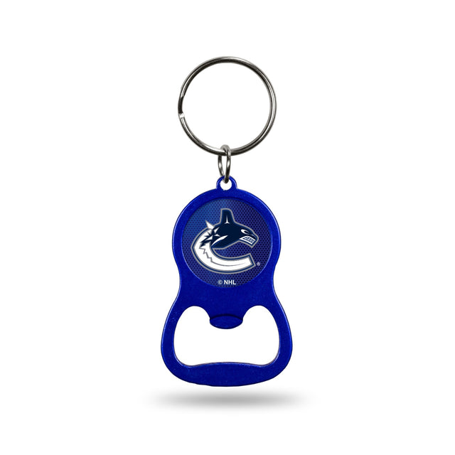 Vancouver Canucks Colored Bottle Opener Keychain - Royal