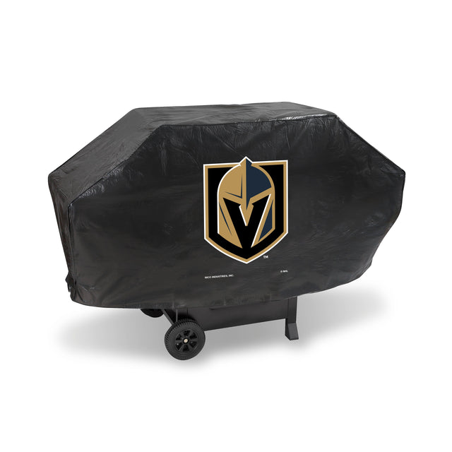 Funda para parrilla de lujo Vegas Golden Knights (fondo negro)