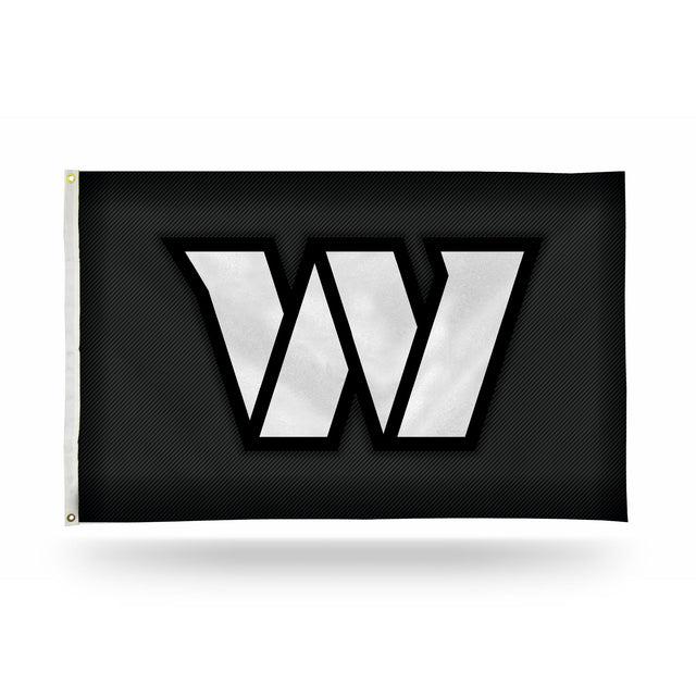 Washington Commanders 3x5 Premium Banner Flag - Carbon Fiber Design