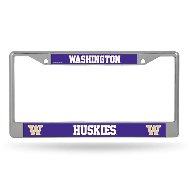 Washington Huskies Chrome Frame