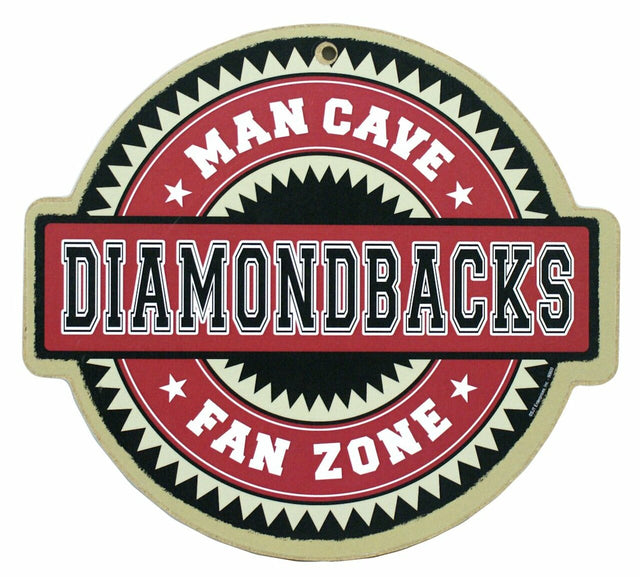 Arizona Diamondbacks Man Cave Fan Zone Wood Sign